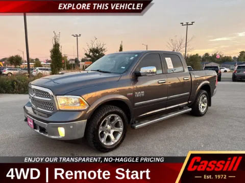 Gray 2015 Ram 1500 Laramie for sale in Cedar Rapids, IA