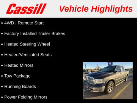 Another view of 2015 Ram 1500 Laramie for sale in Cedar Rapids, IA at Cassill Motors