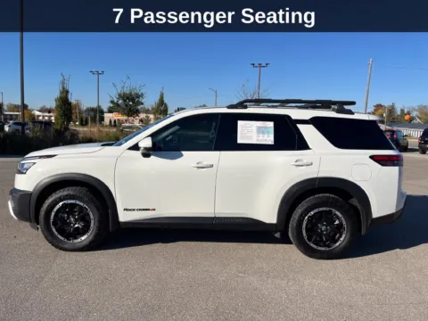 Photos of 2025 Nissan Pathfinder Rock Creek for sale in Cedar Rapids, IA at Cassill Motors