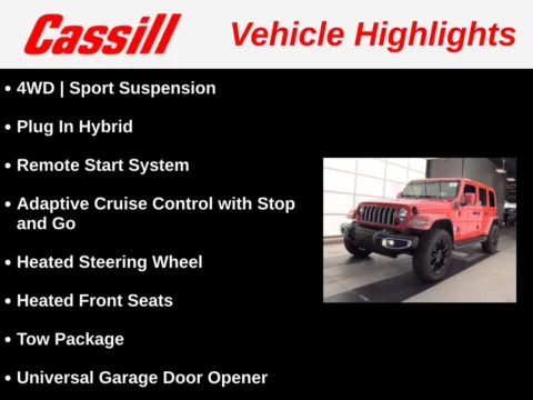 Another view of 2024 Jeep Wrangler Sahara 4xe for sale in Cedar Rapids, IA at Cassill Motors