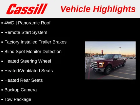 Another view of 2016 Ford F-150 Lariat for sale in Cedar Rapids, IA at Cassill Motors