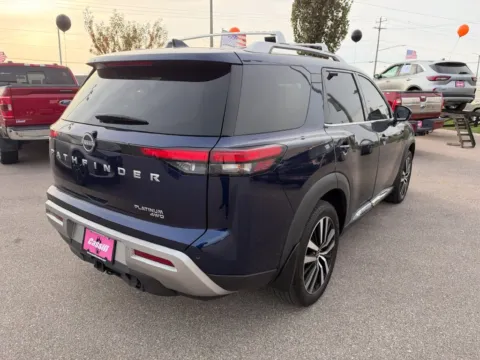 Photos of 2024 Nissan Pathfinder Platinum for sale in Cedar Rapids, IA at Cassill Motors