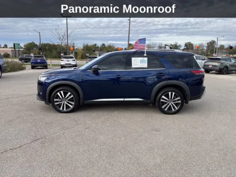 Photos of 2024 Nissan Pathfinder Platinum for sale in Cedar Rapids, IA at Cassill Motors