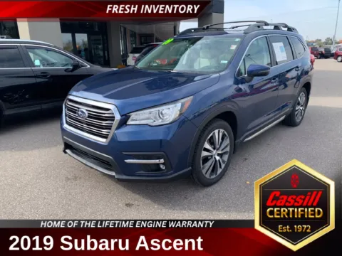 Blue 2019 Subaru Ascent Limited for sale in Cedar Rapids, IA