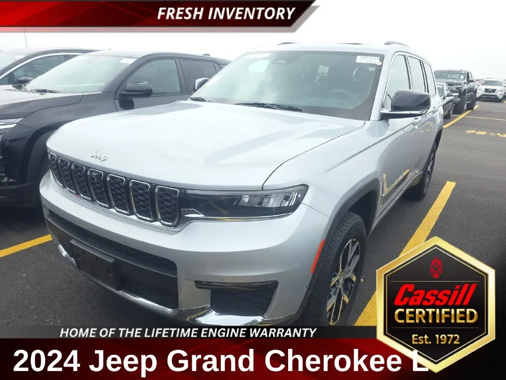 Silver 2024 Jeep Grand Cherokee L Limited for sale in Cedar Rapids, IA