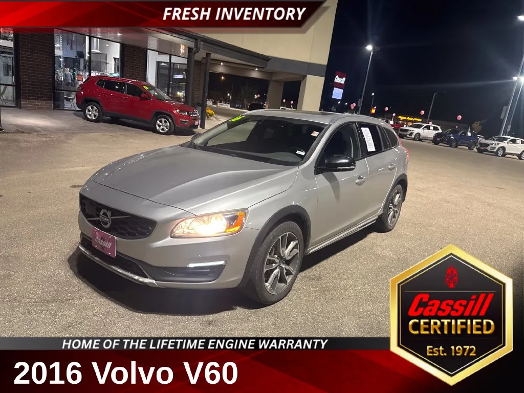 Silver 2016 Volvo V60 Cross Country T5 for sale in Cedar Rapids, IA