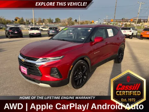 Red 2022 Chevrolet Blazer LT for sale in Cedar Rapids, IA
