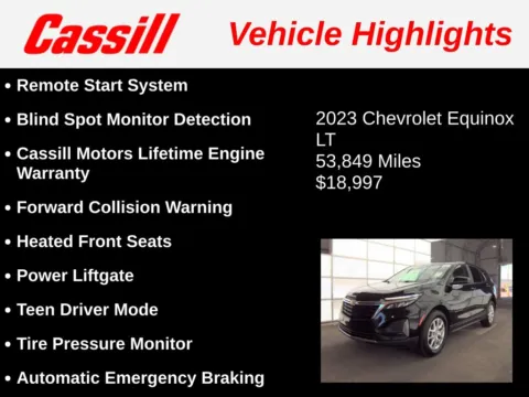 Another view of 2023 Chevrolet Equinox LT for sale in Cedar Rapids, IA at Cassill Motors