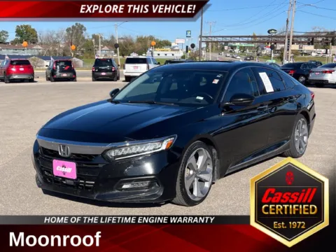 Black 2019 Honda Accord Touring 2.0T for sale in Cedar Rapids, IA
