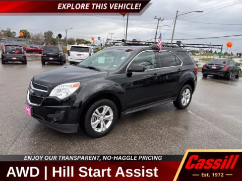 Black 2015 Chevrolet Equinox LT for sale in Cedar Rapids, IA