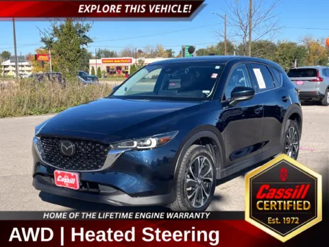Blue 2023 Mazda CX-5 2.5 S Premium Plus Package for sale in Cedar Rapids, IA