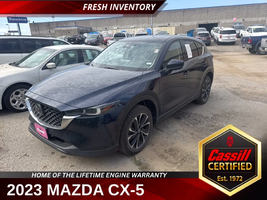 Blue 2023 Mazda CX-5 2.5 S Premium Plus Package for sale in Cedar Rapids, IA