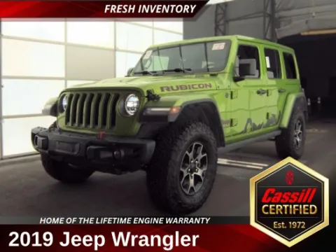 Green 2019 Jeep Wrangler Unlimited Rubicon for sale in Cedar Rapids, IA