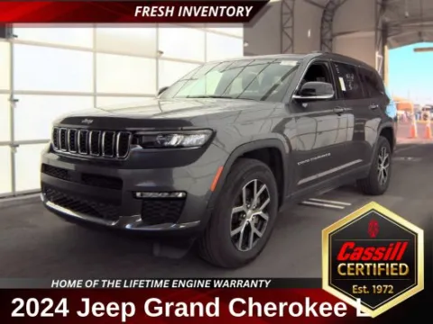 Gray 2024 Jeep Grand Cherokee L Limited for sale in Cedar Rapids, IA