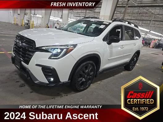 White 2024 Subaru Ascent Onyx Edition for sale in Cedar Rapids, IA