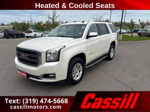 White 2015 GMC Yukon SLT for sale in Cedar Rapids, IA
