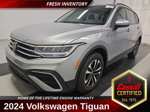 Silver 2024 Volkswagen Tiguan 2.0T S for sale in Cedar Rapids, IA