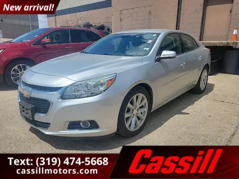 Silver 2014 Chevrolet Malibu LT for sale in Cedar Rapids, IA