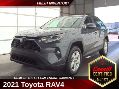Gray 2021 Toyota RAV4 Hybrid XLE for sale in Cedar Rapids, IA