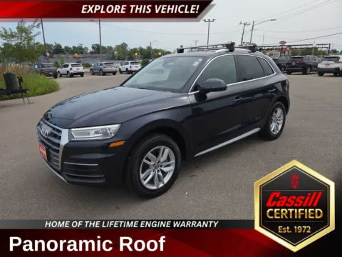 Blue 2020 Audi Q5 45 Premium for sale in Cedar Rapids, IA