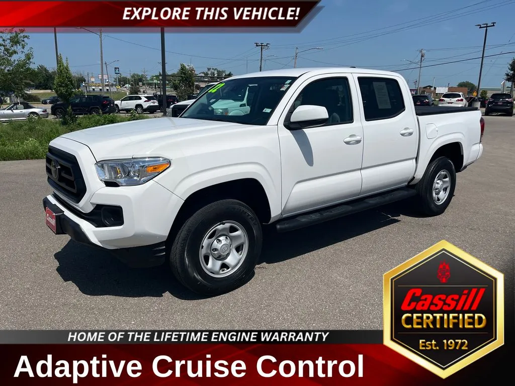 White 2022 Toyota Tacoma SR for sale in Cedar Rapids, IA