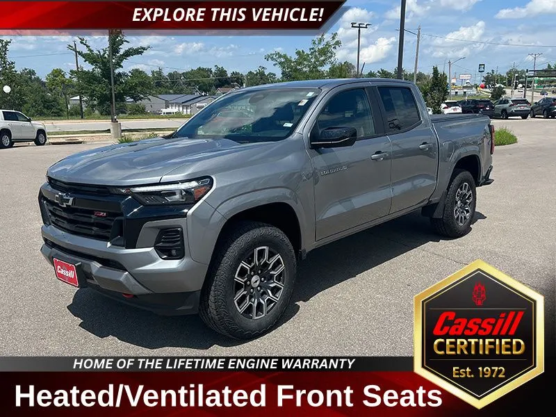 Gray 2023 Chevrolet Colorado Z71 for sale in Cedar Rapids, IA