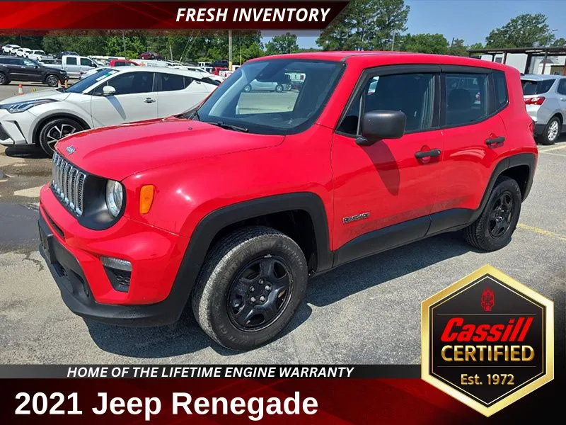 Red 2021 Jeep Renegade Sport for sale in Cedar Rapids, IA