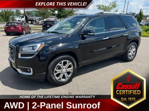 Black 2016 GMC Acadia SLT-1 for sale in Cedar Rapids, IA