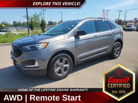 Gray 2022 Ford Edge SEL for sale in Cedar Rapids, IA