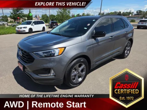 Gray 2022 Ford Edge SEL for sale in Cedar Rapids, IA