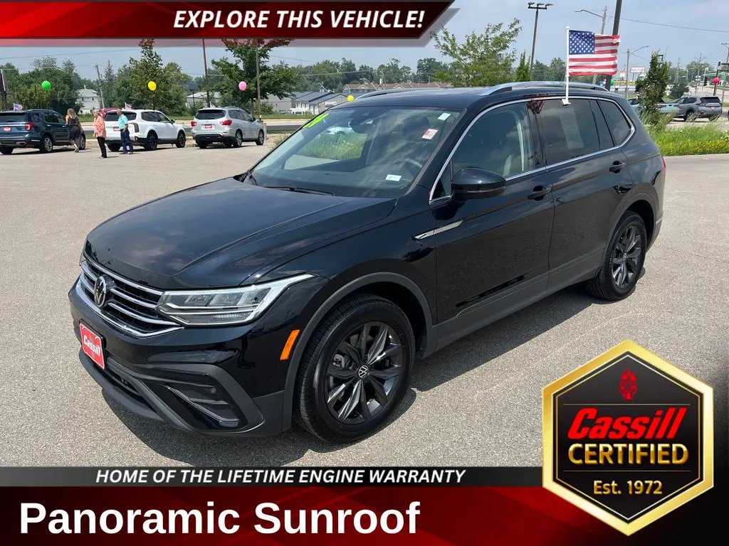 Black 2024 Volkswagen Tiguan 2.0T SE for sale in Cedar Rapids, IA