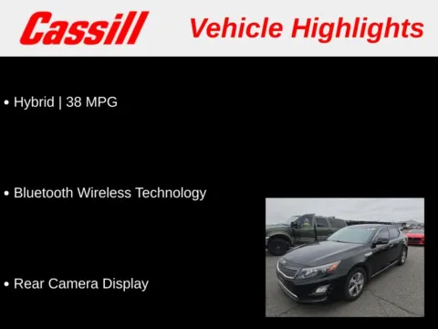 Another view of 2015 Kia Optima Hybrid for sale in Cedar Rapids, IA at Cassill Motors