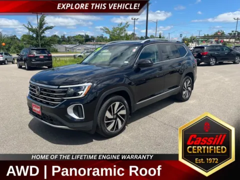 Black 2024 Volkswagen Atlas 2.0T SEL for sale in Cedar Rapids, IA