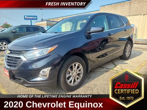 Blue 2020 Chevrolet Equinox LT for sale in Cedar Rapids, IA