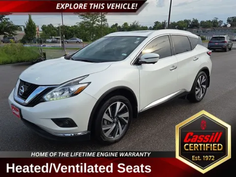 White 2017 Nissan Murano Platinum for sale in Cedar Rapids, IA