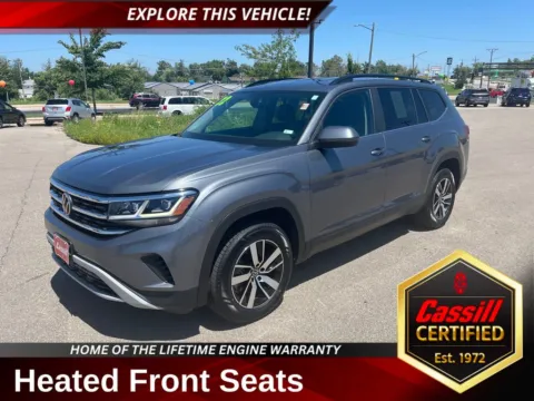 Gray 2022 Volkswagen Atlas 2.0T SE for sale in Cedar Rapids, IA