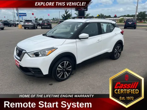 White 2019 Nissan Kicks SV for sale in Cedar Rapids, IA