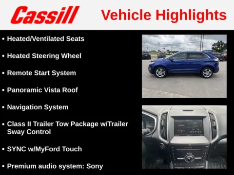More photos of 2015 Ford Edge Titanium at Cassill Motors, IA
