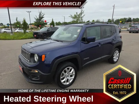 Blue 2018 Jeep Renegade Latitude for sale in Cedar Rapids, IA