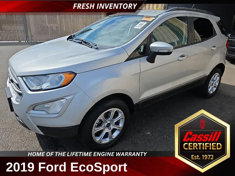 Silver 2019 Ford EcoSport SE for sale in Cedar Rapids, IA