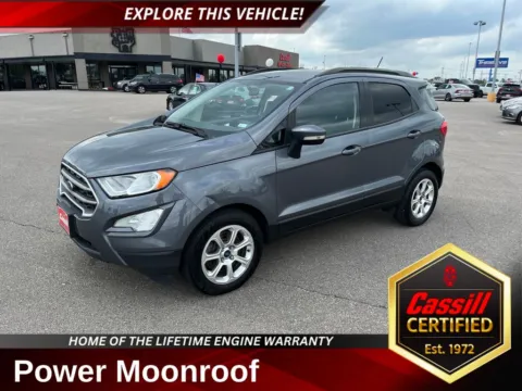 Gray 2018 Ford EcoSport SE for sale in Cedar Rapids, IA