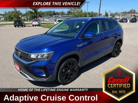 Blue 2022 Volkswagen Taos 1.5T SE for sale in Cedar Rapids, IA