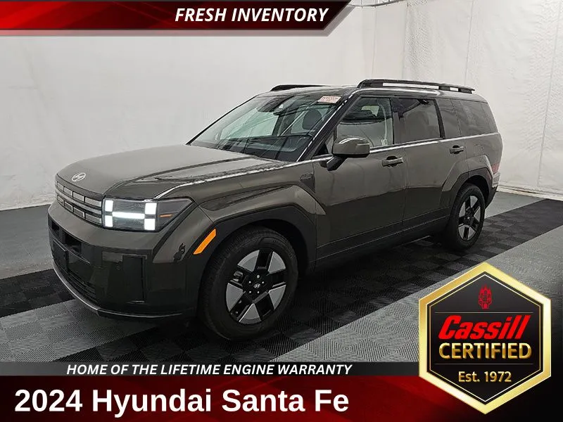 Green 2024 Hyundai Santa Fe Hybrid SEL for sale in Cedar Rapids, IA