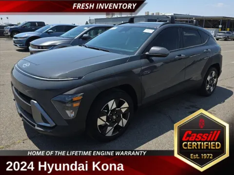 Gray 2024 Hyundai Kona SEL for sale in Cedar Rapids, IA