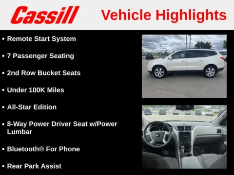 More photos of 2012 Chevrolet Traverse LT at Cassill Motors, IA