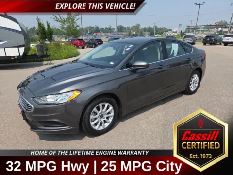 Gray 2018 Ford Fusion S for sale in Cedar Rapids, IA
