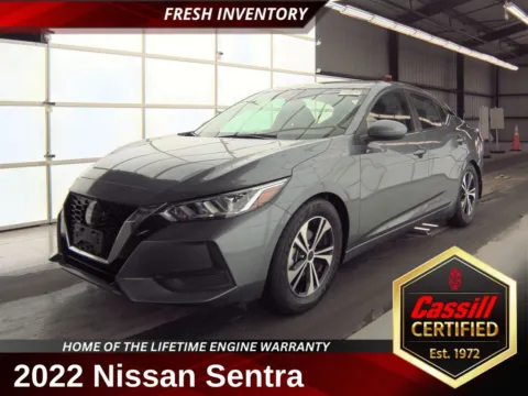 Gray 2022 Nissan Sentra SV for sale in Cedar Rapids, IA