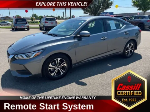 Gray 2022 Nissan Sentra SV for sale in Cedar Rapids, IA