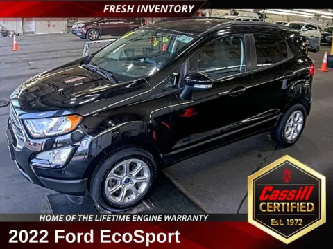 Black 2022 Ford EcoSport SE for sale in Cedar Rapids, IA