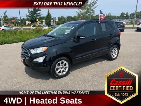 Black 2022 Ford EcoSport SE for sale in Cedar Rapids, IA
